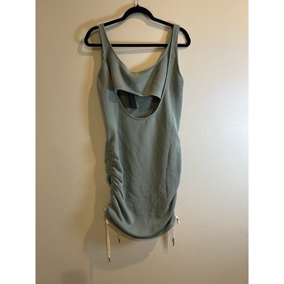 n:philanthropy Sebastian Mini Dress Slate NWT SZ L, Terry Cloth Interior - Picture 4 of 7